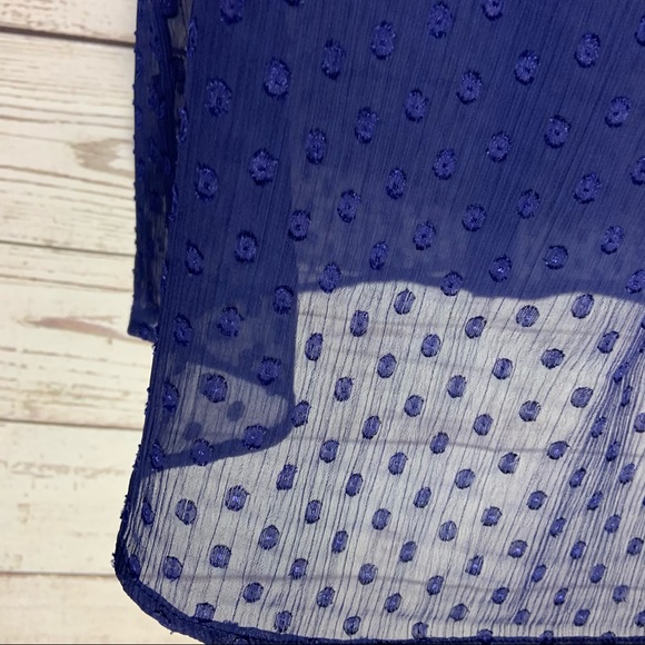 W118 by Walter Baker Sheer Blouse Sz L - Picture 4 of 6